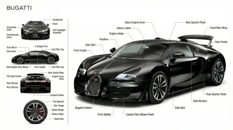 Porsche Technical Exploded Diagram