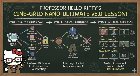 Professor Hello Kitty Teaches