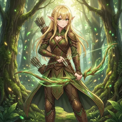Mystical Forest Elf Guardian