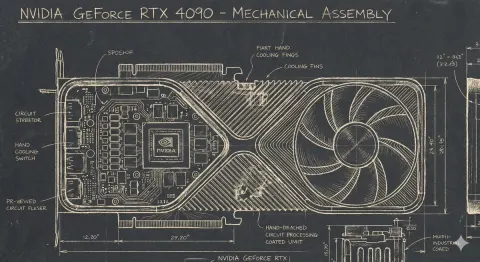 Sgraffito Mechanical Blueprint