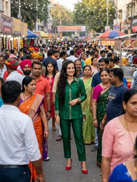 Emerald Fashion in Indian Market