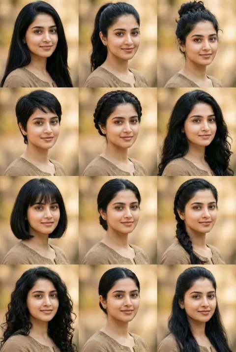 10 Hairstyles Collage