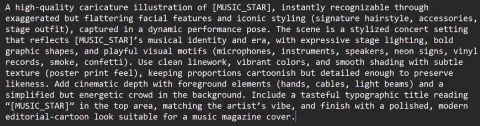 Stage Your Favorite Music Star Poster