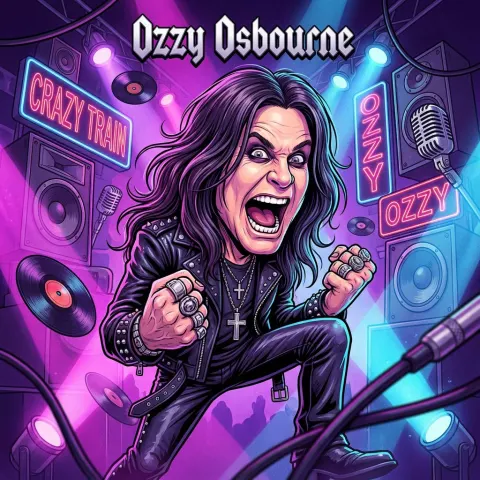 Vibrant Music Legend Illustration