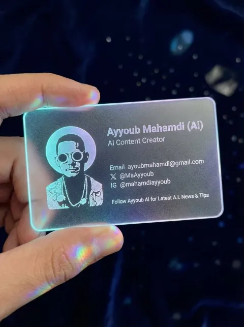 Cyberpunk Futuristic Business Card