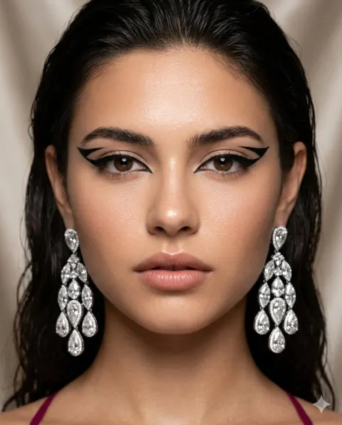 Luxury Vogue Beauty Portrait