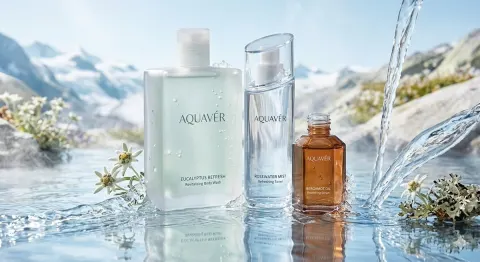 Alpine Luxury Skincare Photography