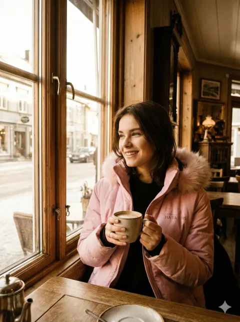 Candid Film Window Portrait