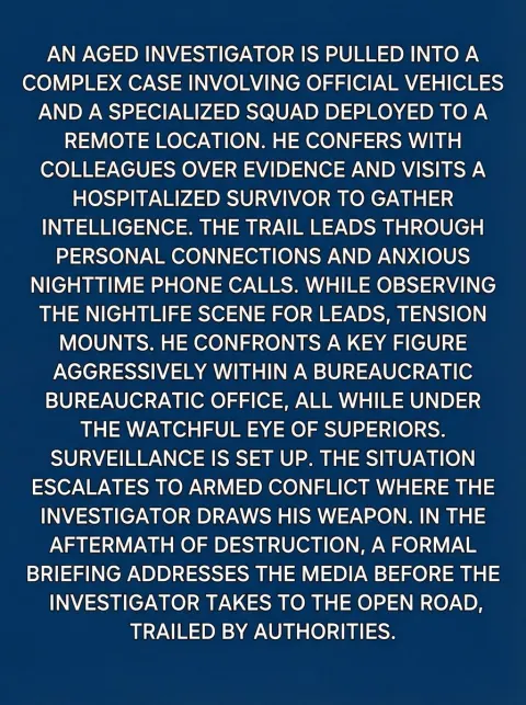 Blue Background White Text Story