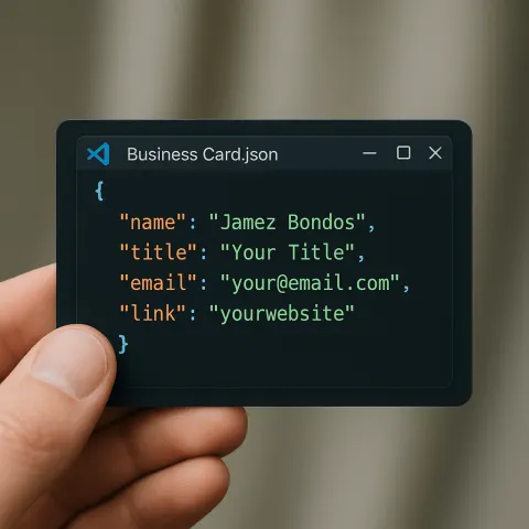 Code Style Business Card