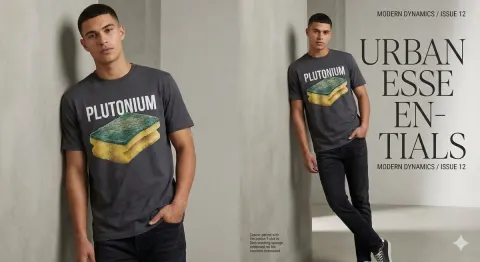 Fashion Magazine Style Sponge Tee