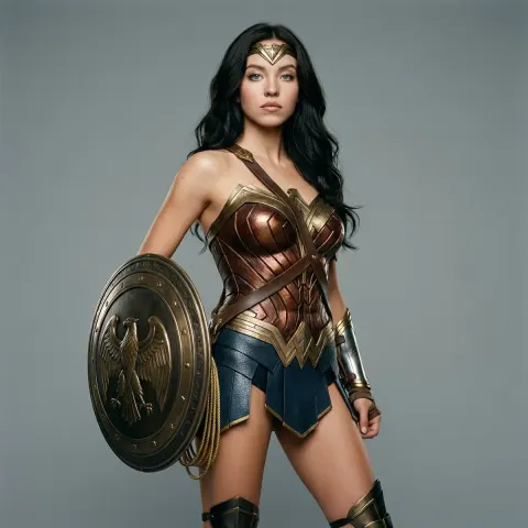 Wonder Woman Ultra-Realistic Hero Portrait