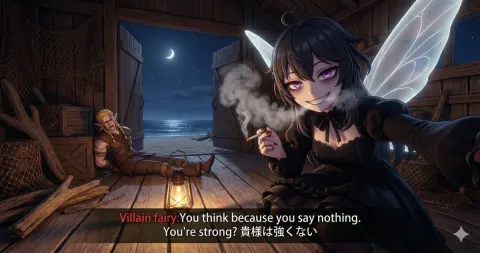 Villain Fairy Performs Silent Strength