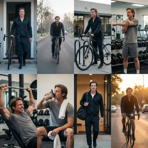 Cinematic Fitness Journey Story
