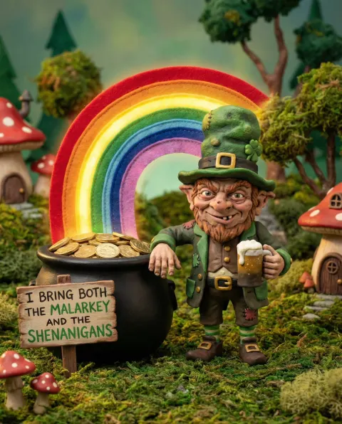 Leprechaun Beer Rainbow Gold