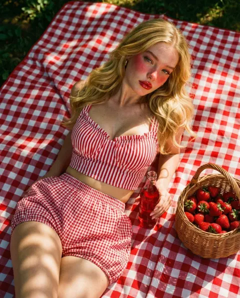 Romantic Summer Garden Picnic