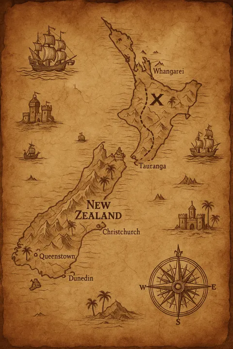 Google Maps to Ancient Treasure Map