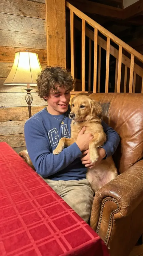 Cozy Cabin Moments with Dog