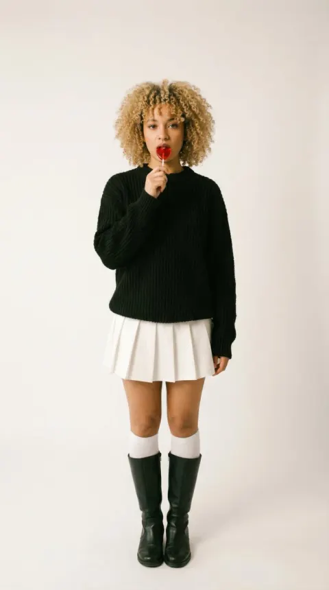 Retro Sci-Fi Lollipop Girl