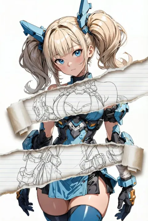 Torn Paper Layers