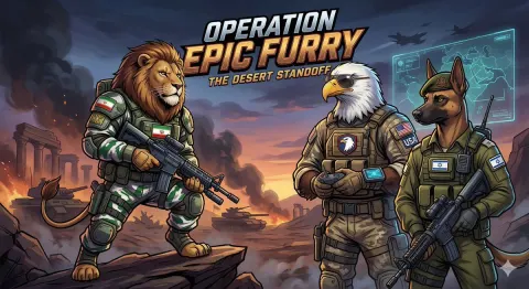 Operation Epic Furry War Illustration