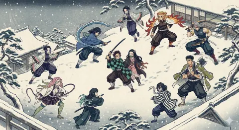 Snowy Night Hashira Lineup