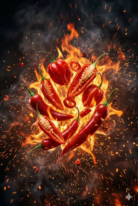 Fiery Red Chili Inferno