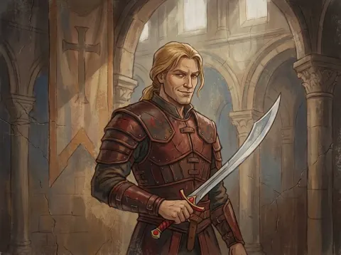 Crusader Propaganda Art Fresco