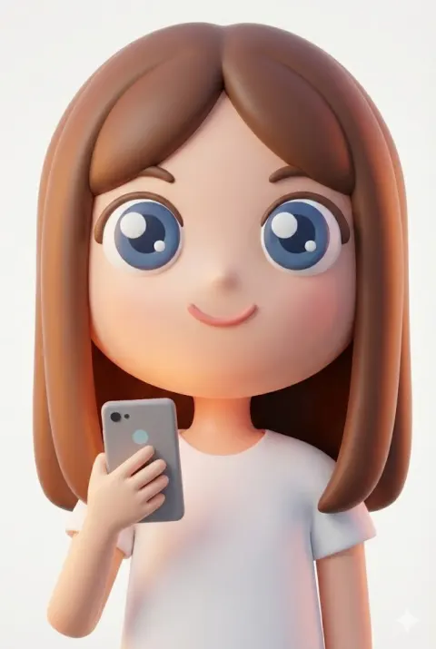 Cute Character From Google Slides Shapes