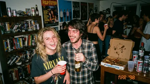 90s House Party Disposable Camera