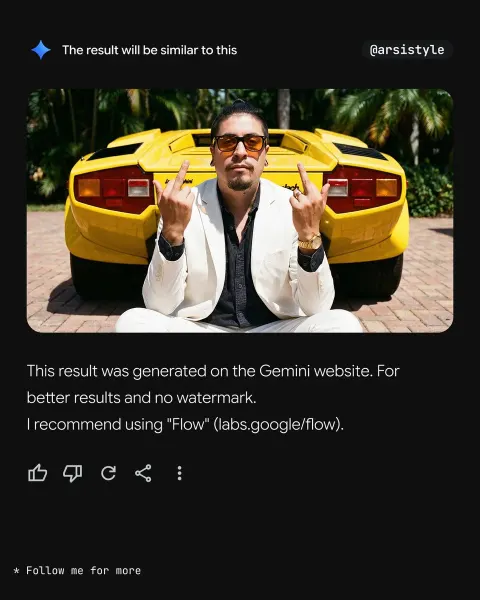 Defiant Pose With Retro Sports Car