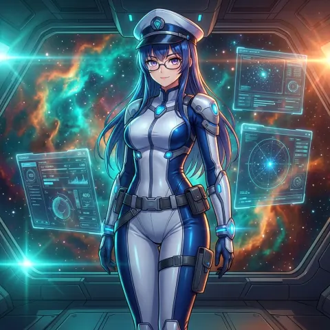 Space Opera Commander Portrait