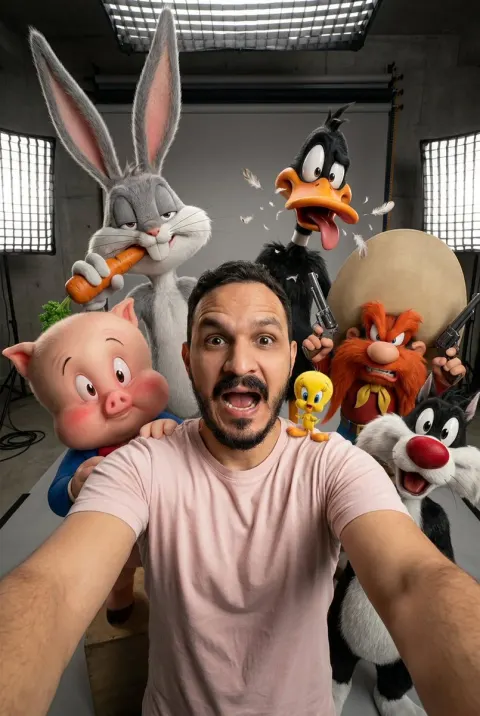 Realistic Cartoon Selfie