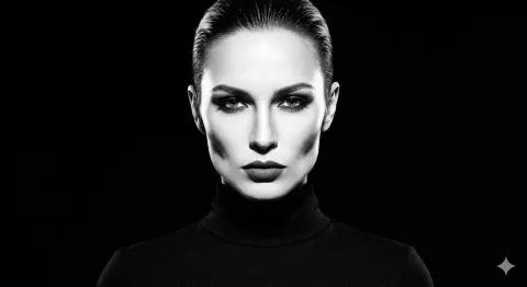 Surgically Sculpted Fashion Portrait