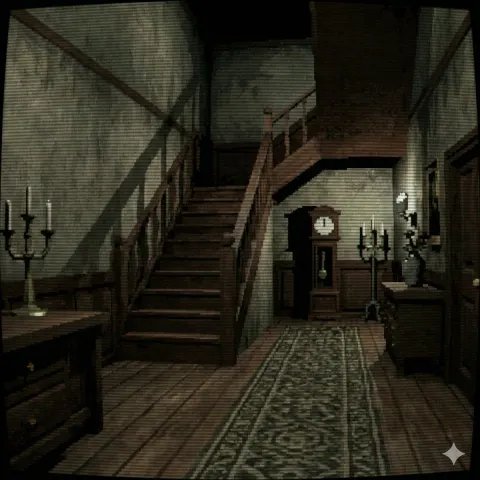Mansion Low Poly Game Style