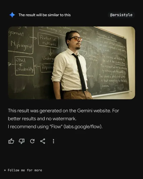 Philosopher at Chalkboard
