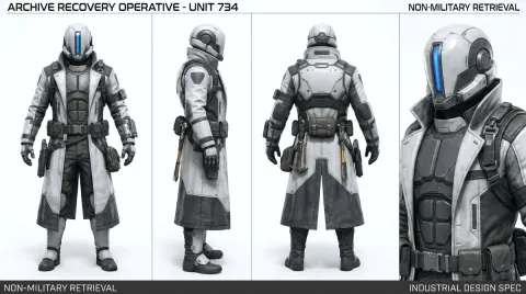 Sci-Fi Recovery Agent Character Sheet