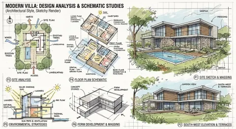 Modern Villa Renders
