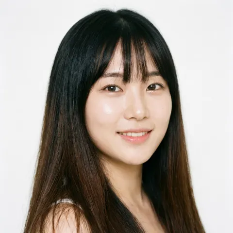 Korean Model Beauty Close-Up