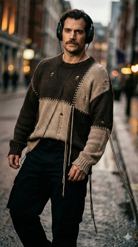Hyper-Realistic Cinematic Street Fashion Portrait