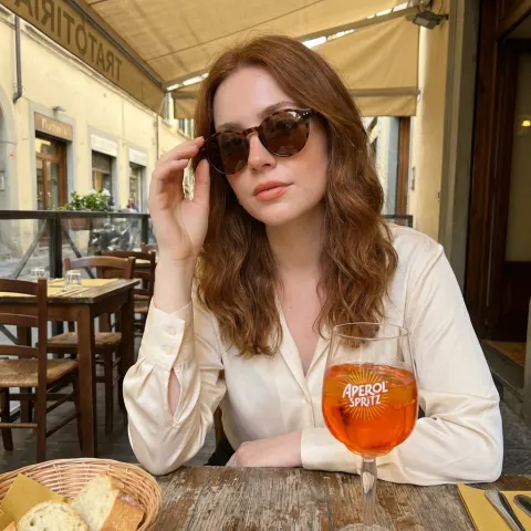 Golden Hour Italian Trattoria Portrait
