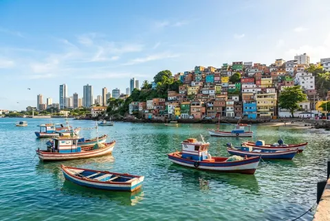 Salvador Harbor Scenic View