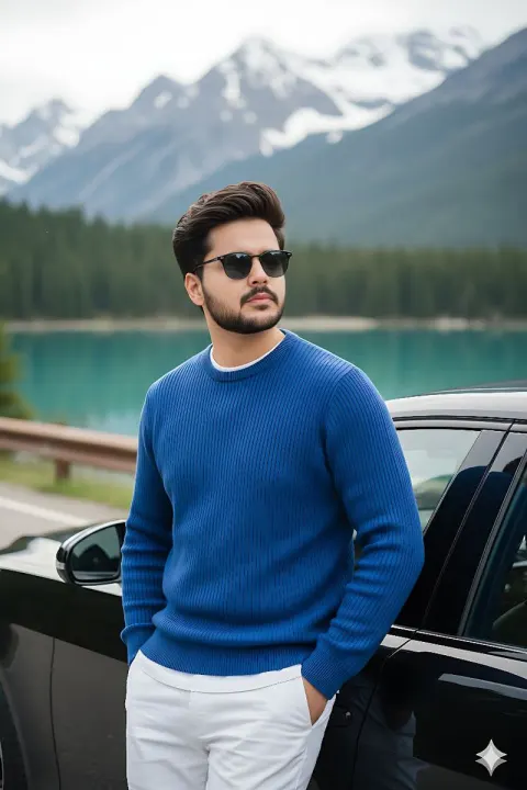Create Stylish Alpine Luxury Portrait with AI