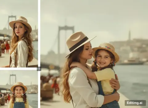 Adult Child Hug Composite