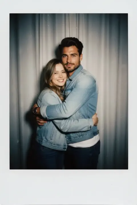 Polaroid Couple Photo Swap