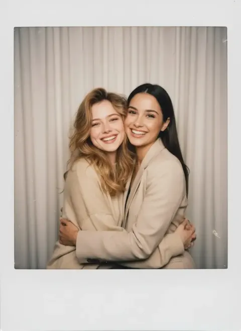 Polaroid Candid Embrace