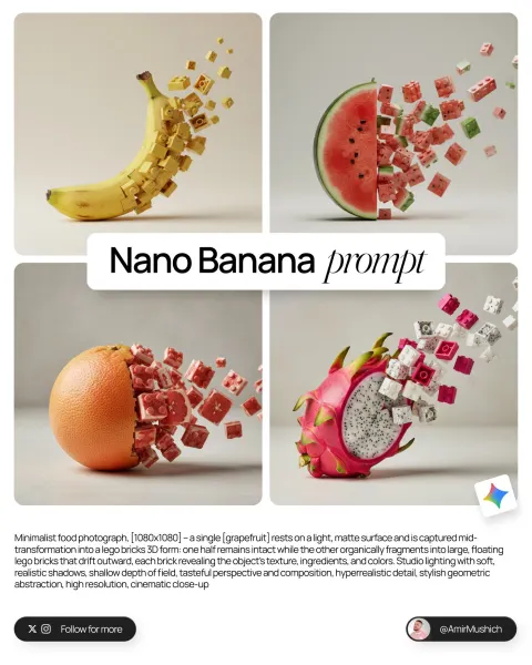 Food Lego Transformation