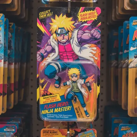 Retro 80s Action Figure Toy
