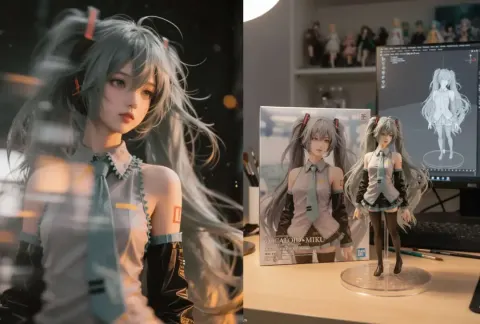 Character Figure Modeling Display