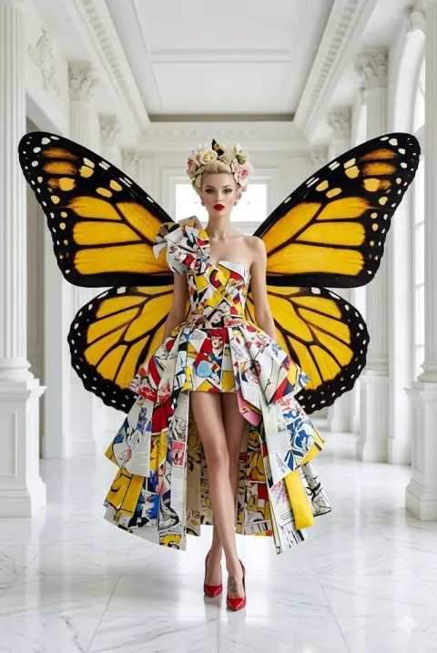 Butterfly Couture Fashion Editorial